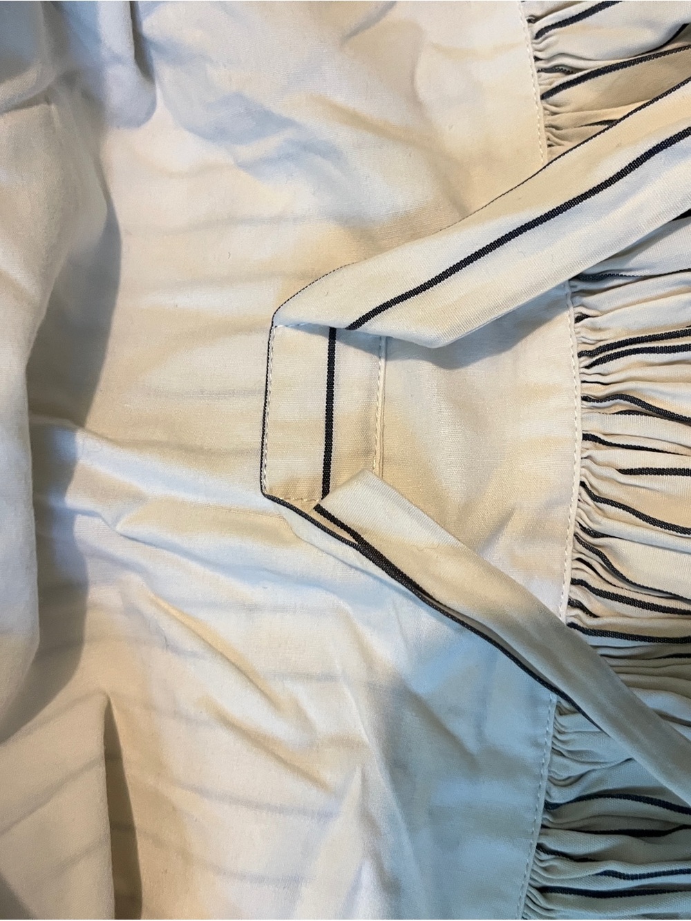 Vintage 1980s Kenzo Pinstripe Skirt with Pockets Archive# 6012 - Picture 11 of 16